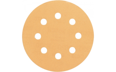 ボッシュ（株）  2608607825  ボッシュ　サンディングペーパー１２５ｍｍ　ゴールド　＃６０　（５０枚入）