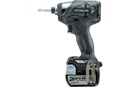 工機ホールディングス（株）  WH14DBAL-2LSCK-B  日立　１４．４Ｖコードレスインパクトドライバー　樹脂ケース仕様　黒