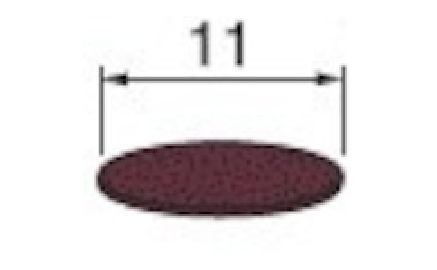 アルゴファイルジャパン（株）  AT251  アルゴファイル　サンドディスク　Φ１１　＃６０