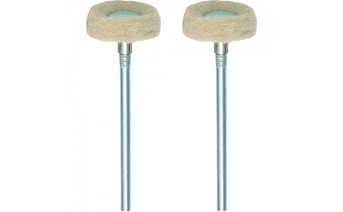 （株）キソパワーツール  26802  プロクソン　マイクログラインダー用先端工具　純毛バフ２本　円盤