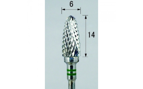 アルゴファイルジャパン（株）  CCC2034  アルゴファイル　超硬カッターミディアムクロスカットカーバイドバー