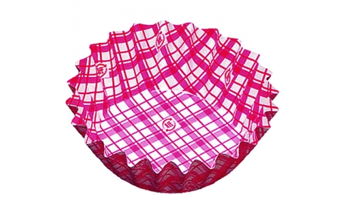 遠藤商事（株）  XAZ3714  ＴＫＧ　アヅミ産業　紙カップ　ココケース　丸型（５００枚入）　９号深　赤