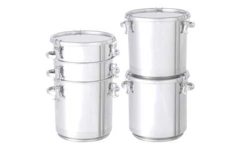 日東金属工業（株）  TP-CTH-STA-36  日東　積み重ね式テーパー型密閉容器　３５Ｌ