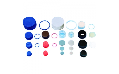 東京硝子器械（株）  371-05-22-33  ＴＧＫ　ねじ口瓶用液切リング　青　ＧＬＳ－８０用