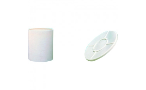 東京硝子器械（株）  150-56-95-67  ＴＧＫ　開放円筒型容器　ＭＨ－１００用ふたＰＥ白