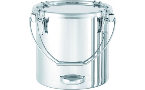 日東金属工業（株）  CTBD-PTFE-33  日東　吊り下げ式下部取っ手付密閉容器（クリップ式／ＰＴＦＥ）　２５Ｌ