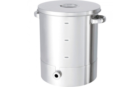 日東金属工業（株）  KTT-ST-M-635  日東　片テーパー型汎用容器　目盛付　３００Ｌ