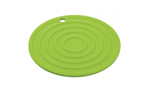 アスベル（株）  494314  ＰＯＳＥ　ポゼシリコン鍋敷き（丸型）グリーン