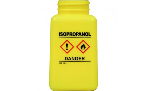 ＤＥＳＣＯ　ＪＡＰＡＮ（株）  35738  ＤＥＳＣＯ　ボトル　黄色　ＧＨＳ表示　イソプロパノールと印刷　１８０ｃｃ