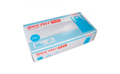 （株）折兼  517682  パックスタイル　ＰＳポリエプロン　ライト　ブルー