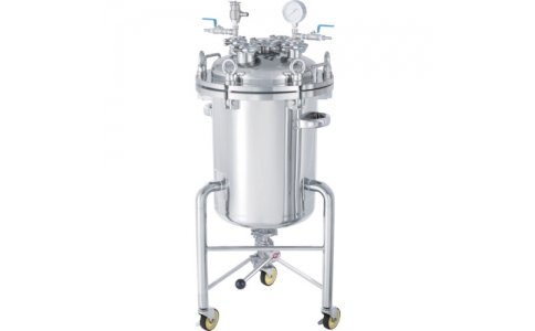 日東金属工業（株）  PCN-O-L-100-UT  日東　ＳＵＳフランジオープン加圧容器　脚付　加圧ユニット　１００Ｌ