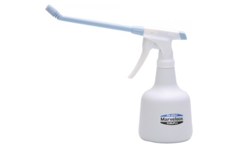 （株）フルプラ  4550-22  フルプラ　ダイヤスプレー　マーベラス１８ｃｍ角度付ロングノズル　５００ｍｌ（ライトブルー）