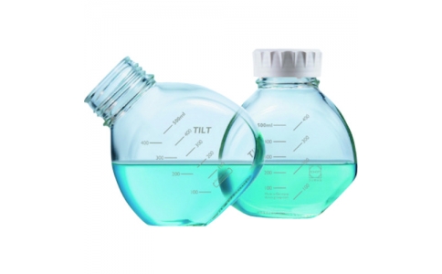 東京硝子器械（株）  371-05-84-01  ＴＧＫ　チルトボトル　５００ｍＬ　ＧＬ－５６　４本入