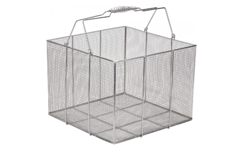 （株）水本機械製作所  A-2392  水本　洗浄カゴ（角型）　４００×４００×３００