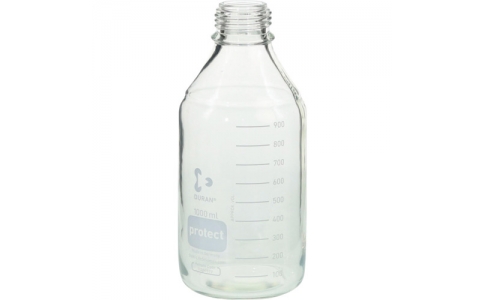 柴田科学（株）  017280-10005A  ＳＩＢＡＴＡ　ねじ口びん　セーフティコート　びんのみ　１Ｌ　（１０個入）