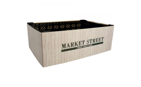 （株）折兼  557607  パックスタイル　コンテナスリーブ　白木目ＭＳ