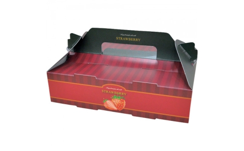 （株）折兼  592643  パックスタイル　ＰＳ手提箱　イチゴ　２Ｐリッチレッド　小