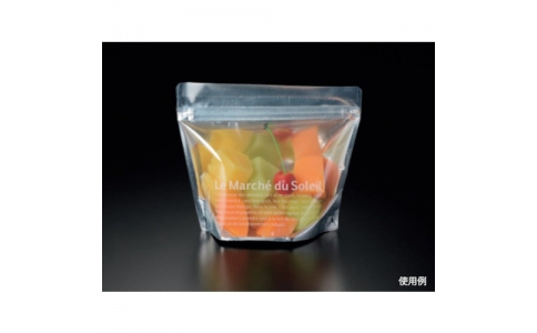 （株）折兼  562726  パックスタイル　チャック付スタンド袋　１８１６銀マルシェ