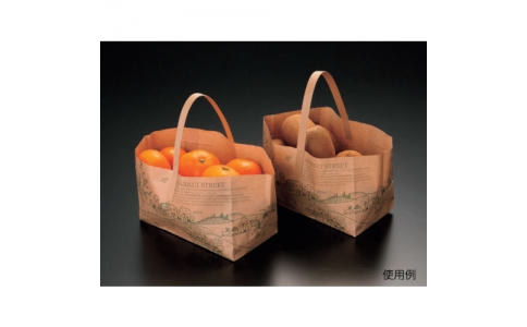 （株）折兼  488175  パックスタイル　ＳＨ角底バッグ　ＭＳ　取手あり