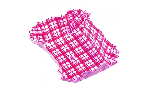 遠藤商事（株）  XAZ4002  ＴＫＧ　アヅミ産業　紙カップ　ココケース　角大（５００枚入）　赤