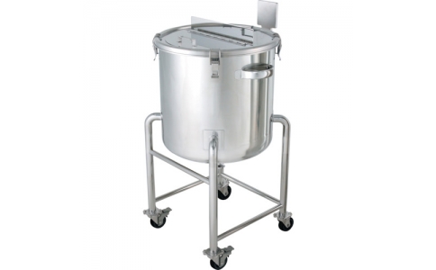 日東金属工業（株）  DTK-36  日東　ステンレスタンク鏡板型攪拌機座付容器３５Ｌ