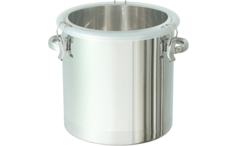 日東金属工業（株）  CTH-24-AF  日東　ステンレスタンク　ストレート密閉タンク（透明アクリル蓋付）　１０Ｌ