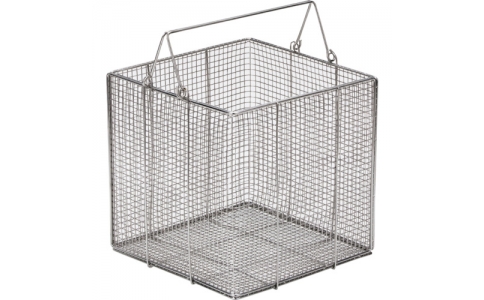 （株）水本機械製作所  A-2388  水本　洗浄カゴ（角型）　２００×２００×２００