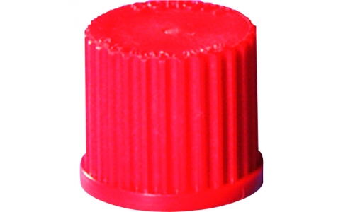 柴田科学（株）  017270-13A  ＳＩＢＡＴＡ　赤キャップ　ねじ口びん２．３ポートキャップ用　ＧＬ－１４（５個入）