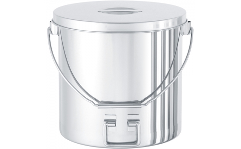 日東金属工業（株）  STBDF-SB-21  日東　吊り下げ式下部折りたたみ取っ手付汎用容器　投入ブラケット付　７Ｌ