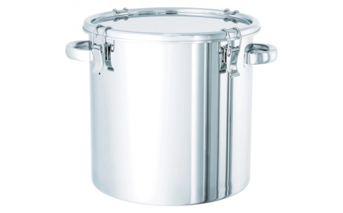 日東金属工業（株）  CTH-24-316L  日東　ステンレスタンクＳＵＳ３１６Ｌクリップ式密閉タンク１０Ｌ