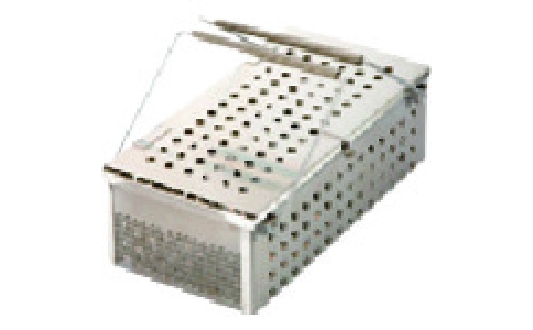 東京硝子器械（株）  419-52-42-02  ＴＧＫ　ステンレスパンチング洗浄カゴ　Ｓ－２