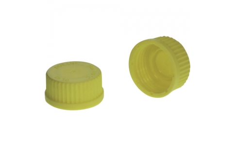 柴田科学（株）  017200-4511A  ＳＩＢＡＴＡ　ねじ口びん黄キャップ　ＧＬ－４５　（１０個入）