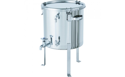 日東金属工業（株）  CTH-W-LV-FL-30  日東　レベル計・蛇口付密閉容器　脚付　２０Ｌ