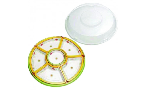 遠藤商事（株）  XAZ0805  ＴＫＧ　丸型オードブル　エメラルドセット　ＴＯＭ－４２０（１０セット入）