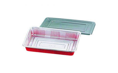 遠藤商事（株）  GBV1804  ＴＫＧ　福助工業　弁当容器　透明蓋付（１００セット入）　ＬＣ－９