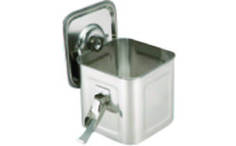 東京硝子器械（株）  419-32-08-11  ＴＧＫ　角タンク　パッキンフック付　手なし１５