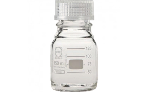 アズワン（株）  2-035-09  ＡＳ　ねじ口瓶丸白０１７２００１５０３Ａ透明蓋