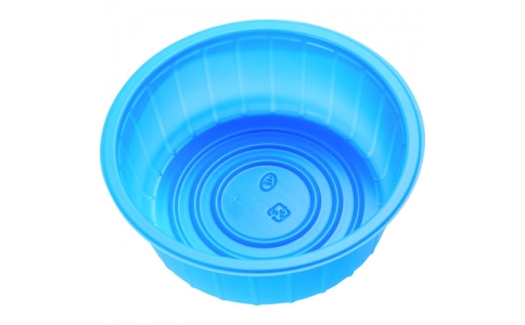 トラスコ中山（株）  PPTCB-134  ＴＲＵＳＣＯ　ＰＰトレー　丸　青１マス　内寸上面１５０パイ　底面１３４パイ