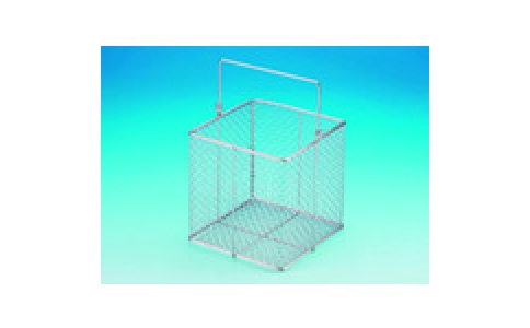 東京硝子器械（株）  360-52-41-33  ＴＧＫ　角カゴ　ＳＳ２２０　Ｗ２２０×Ｄ２２０×Ｈ２２０ｍｍ