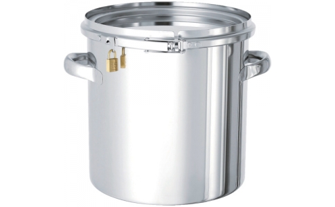 日東金属工業（株）  CTLK-24  日東　ステンレスタンク　南京錠付き密閉タンク　１０Ｌ