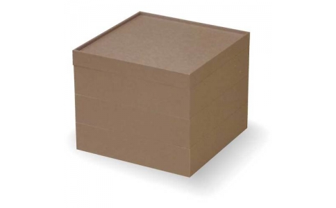 大黒工業（株）  31679  大黒　Ｖ－ＢＯＸ　５寸　ブラウン（金ボール付）三段