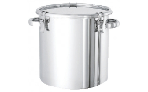 日東金属工業（株）  CTH-18  日東　ステンレスタンク　キャッチクリップ式密閉タンク（フタ付）　４Ｌ