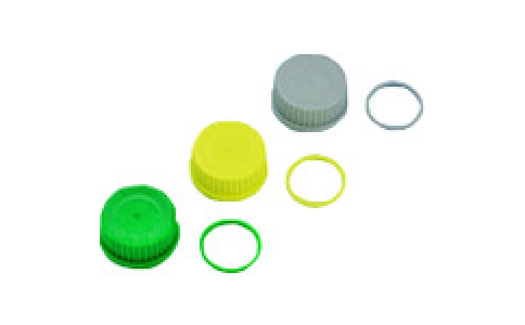 東京硝子器械（株）  371-05-21-94  ＴＧＫ　ねじ口瓶用キャップ　ＧＬ－４５　緑
