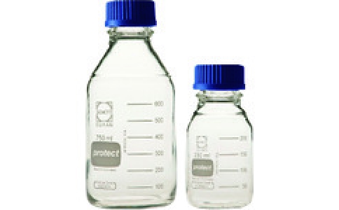 東京硝子器械（株）  371-05-19-01  ＴＧＫ　セーフティコートびん　青ＣＡＰ　２５ｍＬ