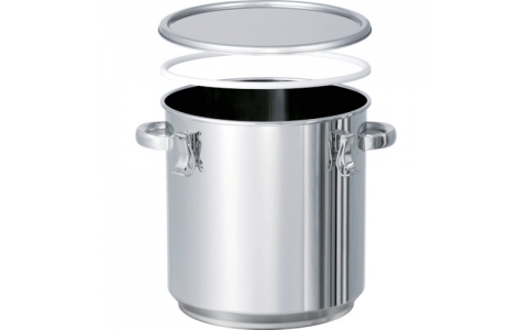 日東金属工業（株）  CTH-STA-PTFE-24  日東　ＰＴＦＥパッキン付積み重ね式密閉容器　１０Ｌ