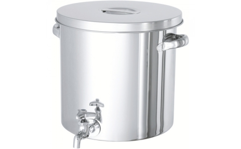 日東金属工業（株）  ST-W-18  日東　ステンレスタンク　ストレート貯蔵用タンク（蛇口付）　４Ｌ