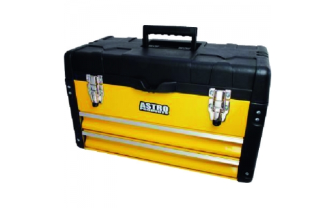 （株）ワールドツール  2003000004441  アストロプロダクツ　プラスチック＆スチール　ツールボックス　２段