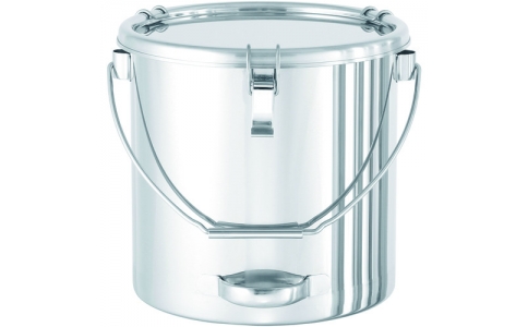 日東金属工業（株）  CTBD-PTFE-27  日東　吊り下げ式下部取っ手付密閉容器（クリップ式／ＰＴＦＥ）　１５Ｌ