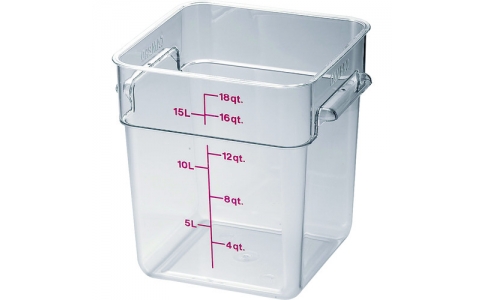 遠藤商事（株）  AHC03018  ＴＫＧ　キャンブロ　角型フードコンテナークリアー　１８ＳＦＳＣＷ
