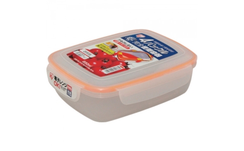 アイリスオーヤマ（株）  4BKMY-850  ＩＲＩＳ　４バックル完全密閉容器　８５０ｍｌ　オレンジ